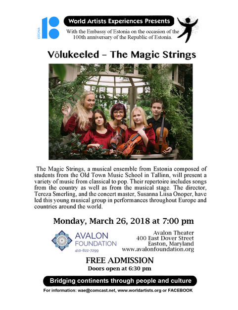 Estonia Magic Strings Flyer Avalon 2018 copy