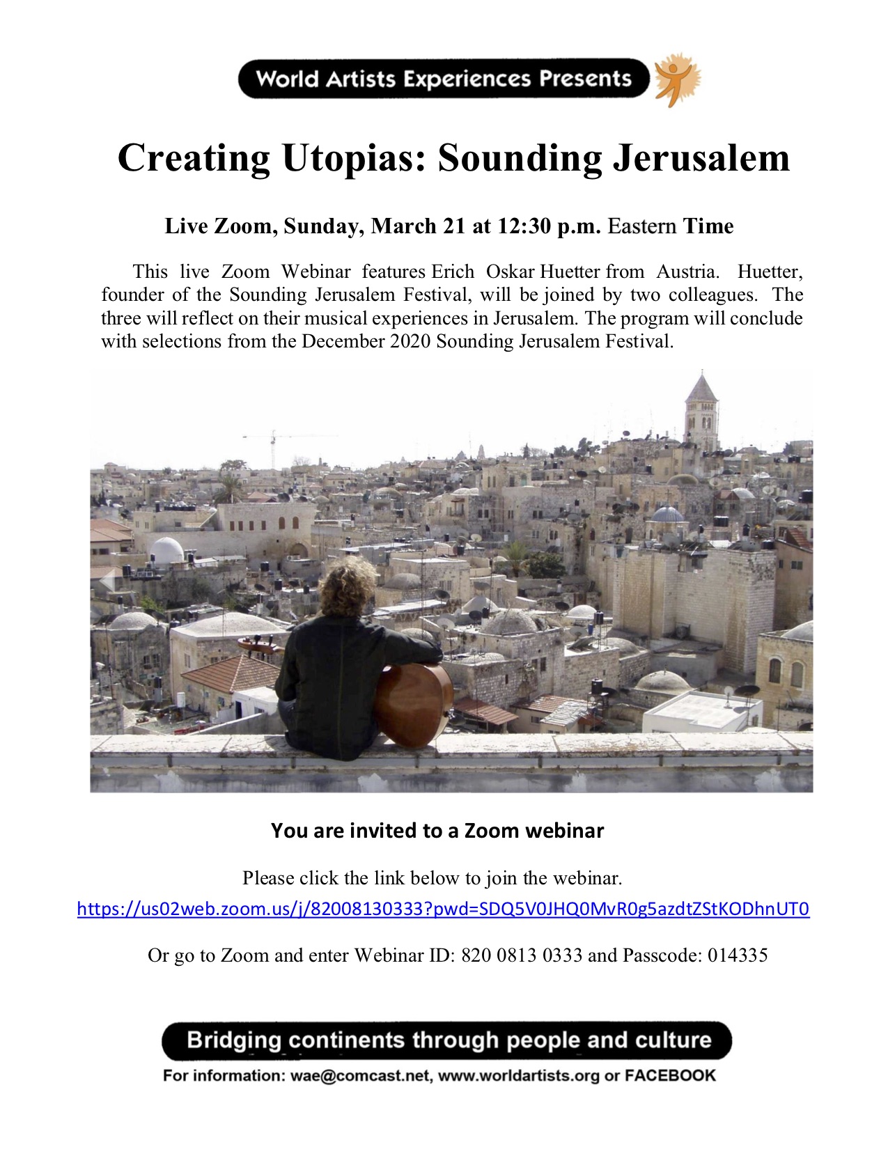 Sounding Jerusalem flyer
